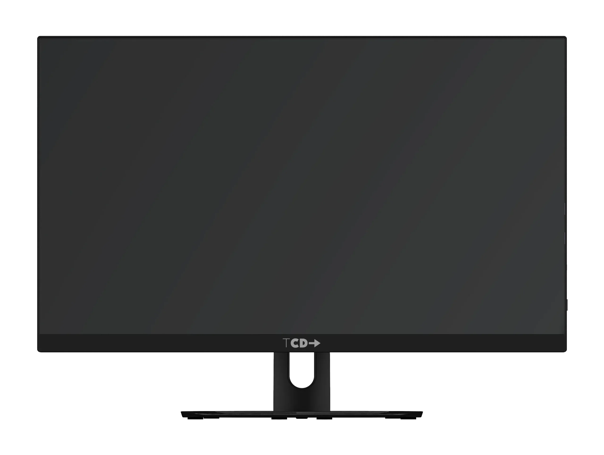 TCD AIO Series 002 thin client endpoint front side with empty screen