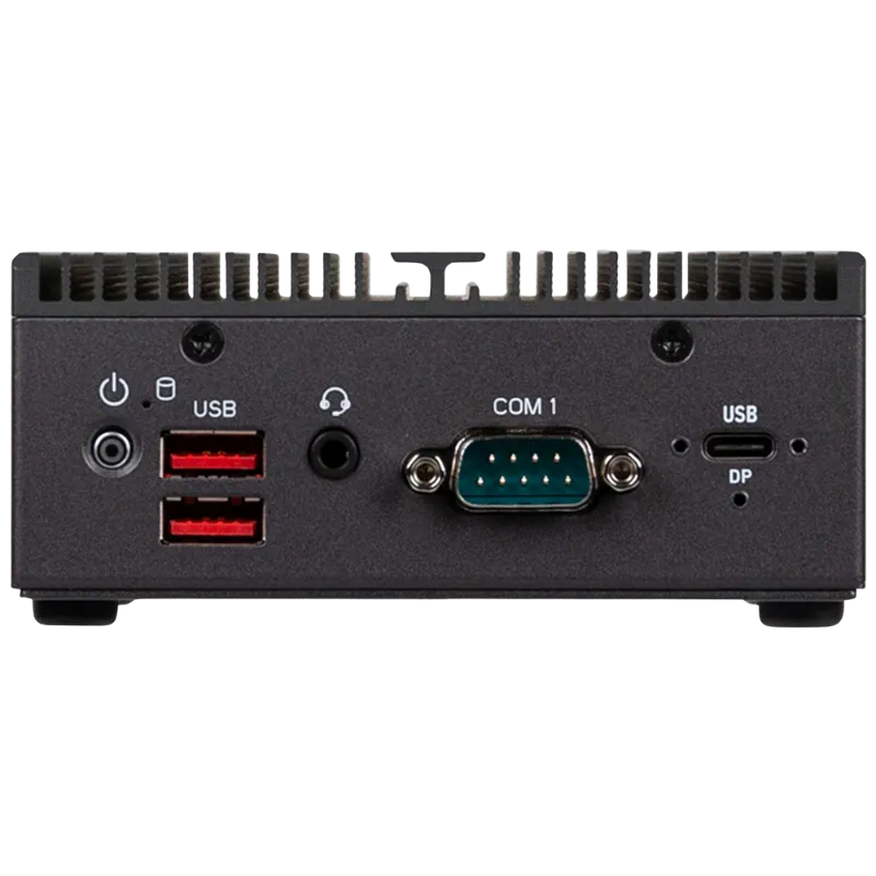ThinClient Direct TCD G Series fanless thin client front view with Intel N150, dual USB, USB-C, serial COM port, and audio jack for Citrix, Omnissa Horizon, Microsoft Azure Virtual Desktop (AVD), Windows 365, and secure enterprise VDI.